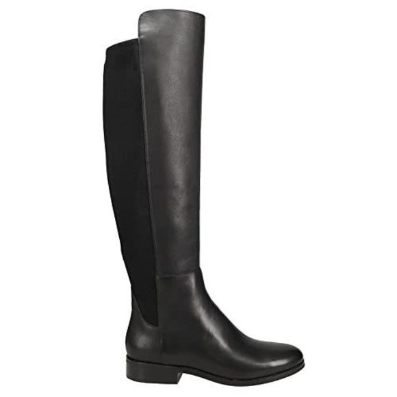 Cole Haan Womens Isabelle Over the Knee Zippered Boots Black 5